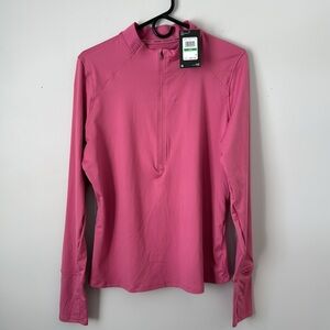 🆕 Under Armour Qualifier Run 2.0 ½ Zip Long Sleeve - Pink - Women’s - L